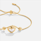 Silver Heart Bracelet for Women - Dainty Charm 1
