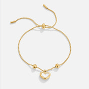 Silver Heart Bracelet for Women - Dainty Charm 4