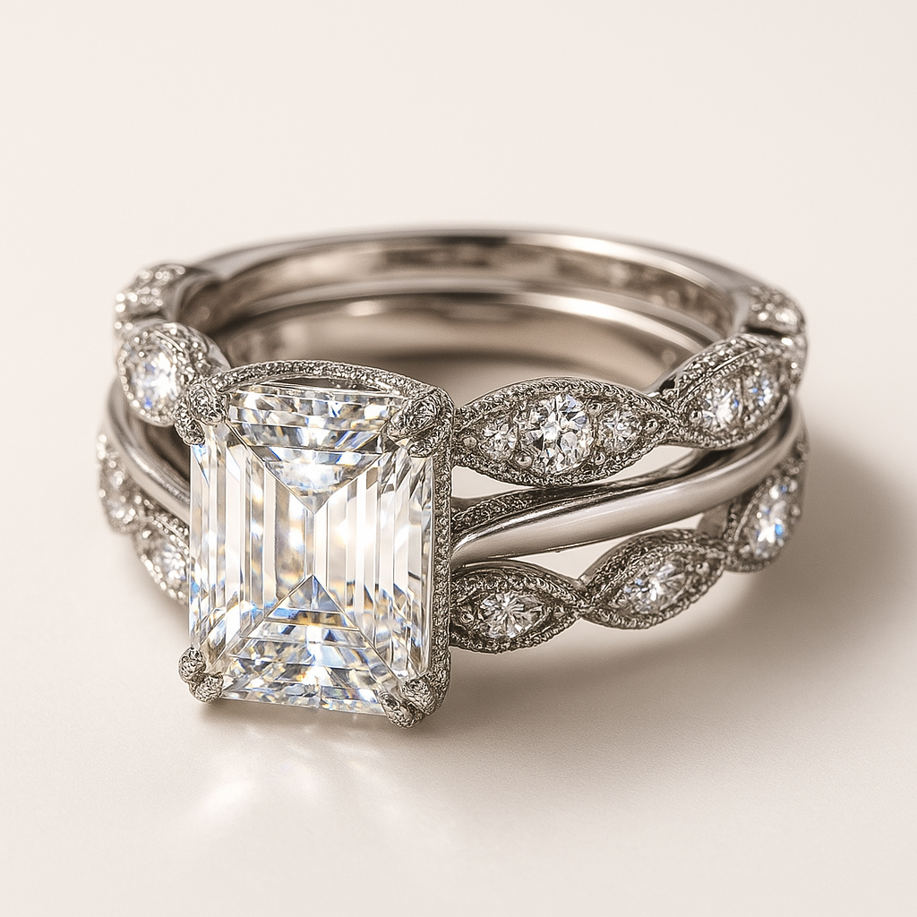Silver Layer Ring Vintage Style for Women 1