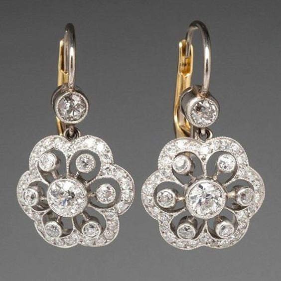 Vintage Crystal Earrings for Women - Boho Style 0
