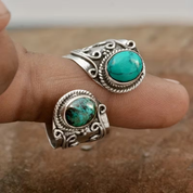 Vintage Gold Mosaic Gem Ring for Women 1
