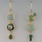 Vintage Green Earrings for Women 0
