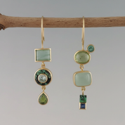 Vintage Green Earrings for Women 1