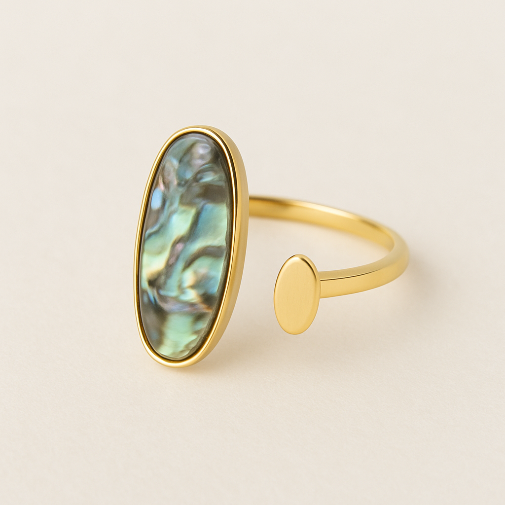 Vintage Opal Ring for Women - Colorful Statement Piece 0